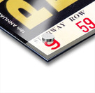 1969 Pro Bowl Football Ticket Art Acrylic print