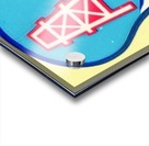 1974 Cardinals vs. Houston Oilers Football Ticket Art Acrylic print