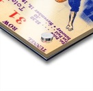 1947 Washington Huskies at UCLA Bruins Ticket Art Acrylic print