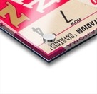 1957 Nebraska vs. Oklahoma Football Ticket Art Acrylic print