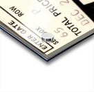 1974 Pittsburgh Steelers vs. Buffalo Bills Ticket Art Acrylic print