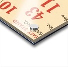 1949 south carolina gamecocks palmetto bowl ticket stub wall art metal sign wood prints Acrylic print