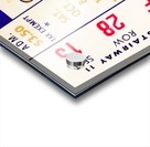 1960 Washington State vs. California Acrylic print