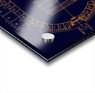 archbold stadium map vintage college football stadium art (1) Acrylic print