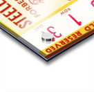 1959 Cleveland Browns vs. Pittsburgh Steelers Ticket Art Acrylic print