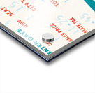 1972 Miami Dolphins Ticket Stub Art Acrylic print