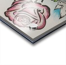 Art Monogram Rose Color 1 Impression Acrylique