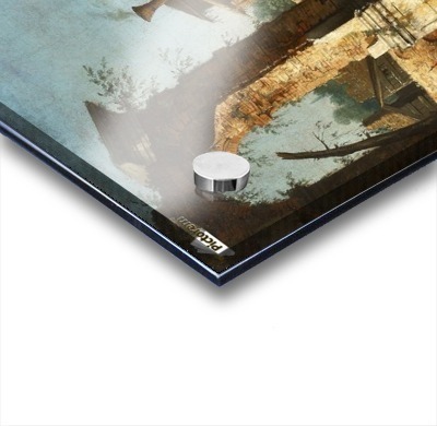 Capriccio View with Ruins of an Arch and Farmhouses Acrylic print