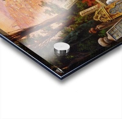 Oriental pretzel seller Acrylic print