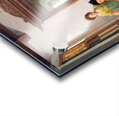 Contemplation of a drawing Acrylic print