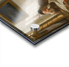 Interior with a collector and his wife Acrylic print