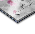 Peonies in glass bottles Acrylic print