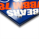 1984 Chicago Bears Retro Art Acrylic print