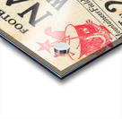 1963 Navy vs. West Virginia Mountaineers Ticket Stub Art Acrylic print