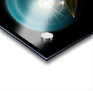 The Light Of Hope On Golden Wings Fractal Art Acrylic print