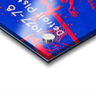 1977 Detroit Pistons Basketball Poster Acrylic print