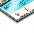 1978 Princeton Basketball Pete Carril Ticket Art Acrylic print