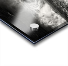 Surfs Up Ocean City in Black and White Acrylic print