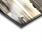 Ocean City Skyline Panorama in Black and White Acrylic print