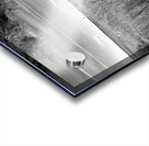 Northside Park Pier and Marsh in Black and White Acrylic print