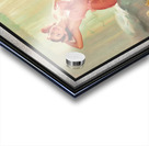 Pretty In Pink Pin-up Girl by Bill Medcalf Pin-Up Girl Vintage Artwork Acrylic print