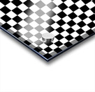 Black Check Pattern Acrylic print