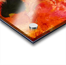 Dancing Lady Canvas Print: Vibrant Red & Orange Art Reproduction Acrylic print