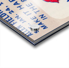 1981 Kansas Jayhawks Basketball Ticket Art Acrylic print