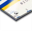 1986 UCLA vs. North Carolina Basketball Ticket Canvas Acrylic print