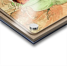 Winter In A Green Cape by Alphonse Mucha Vintage Old Masters Art Nouveau Reproduction Acrylic print