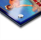 Cowgirl Pinup Girl Art by Bill Medcalf Vintage Art Acrylic print