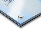 Ocean City Inlet Jetty Light Marker Impressionistic Acrylic print