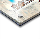 Ocean City Inlet Jetty Light with Edges Acrylic print