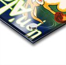 Vintage Up N Atom Boxing Bunny Cartoon Art Acrylic print