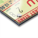 1946 Iowa vs. Notre Dame Football Ticket Canvas Acrylic print