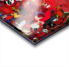 Rassemblement de Personnages  Rouge Acrylic print