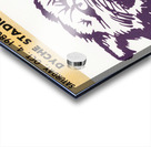 1980 Northwestern Band Day Ticket Stub Remix  Acrylic print