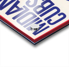 1977 Midland Cubs Norman Johnson Art Poster Acrylic print