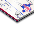 1987 Texas Rangers Baseball Ticket Canvas Acrylic print