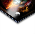 Riddian Queen Dynasty Of Power On Black Fractal Art Fantasy Portrait Acrylic print