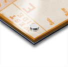 1938 Tennessee vs. LSU Football Ticket Art Acrylic print