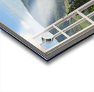 Sheltered by Pines Meadow Walk with Distant Hills Acrylic print