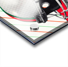 Retro Miami Hurricane Football Helmet Art Acrylic print