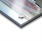  american flag overlay waves Acrylic print