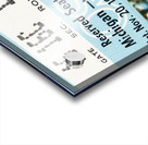 1982 Ohio State vs. Michigan Football Ticket Canvas Acrylic print