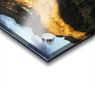 Mountain Bathed in the Golden Rays of the Sun at Sunset in Switzerland 2 of 3 Acrylic print