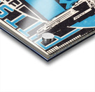 1933 Pittsburgh vs. Navy Football Ticket Art Acrylic print