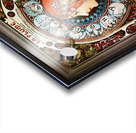 Zodiac 1897 Calendar by Alphonse Mucha Vintage Xzendor7 Old Masters Art Nouveau Reproductions Acrylic print