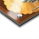 Taj Mahal vintage travel poster for Agra India Acrylic print