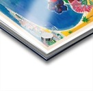 French Riviera Vintage Railway Travel Acrylic print